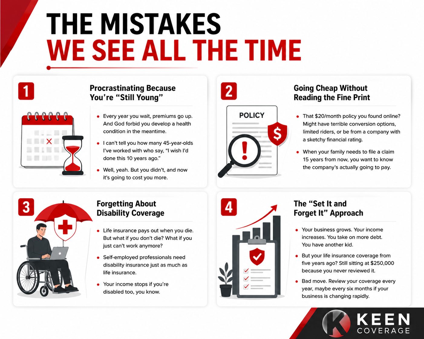 The Mistakes we See All the Time